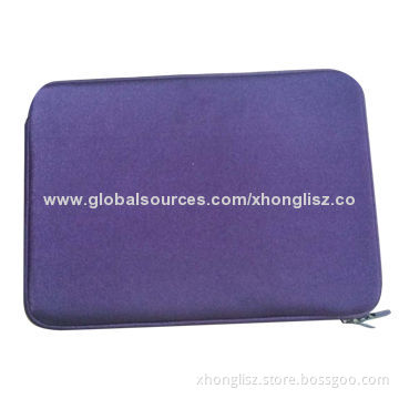 12-inch neoprene fabric laptop sleeve, OEM & ODM are welcome
